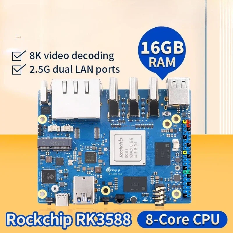 16G R-AM Single Board Computer - Orange Pi 5 Plus 16Gb 评论和价格