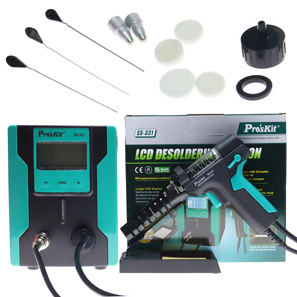SS-331 LCD Digital Electric De - Desoldering Gun Vacuum Electric 评论和价格